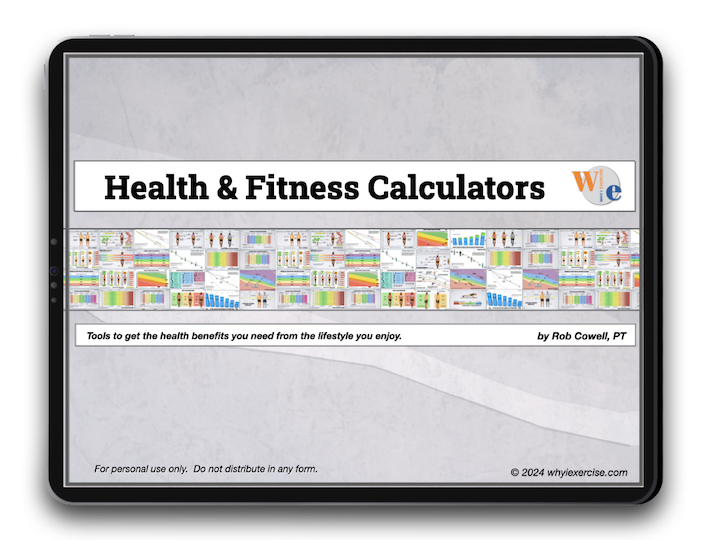 Health and Fitness Calculator update