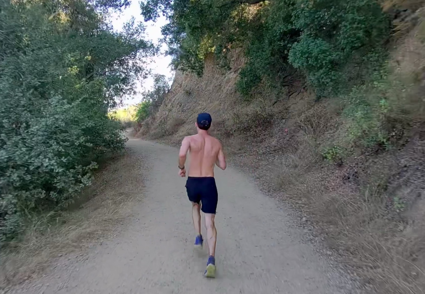 trail run at threshold (80-85%) effort